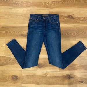 Joe’s Jean Blue Flawless The Icon Mid Rise Skinny Jeans Sz 25